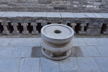 Stone carvings of ancient Chinese Architecture