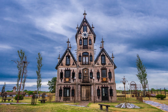 Abandoned Castle in Campanopolis, Buenos Aires, Argentina