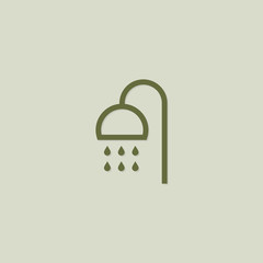 shower icon vector