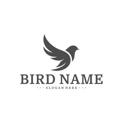 Fototapeta na wymiar Bird logo Design Vector Template. Bird icon vector concept