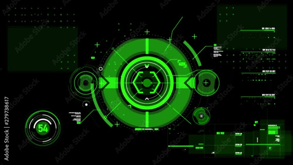 Poster futuristic user interface hud gui digital text number element for cyber technology concept dark and 