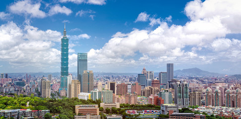 Obraz premium Taipei city scene in day time