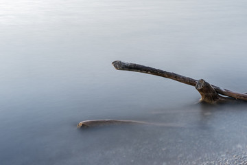 sunset time at sibbald point beach Ontario Canada