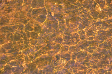 river with high iron content in water