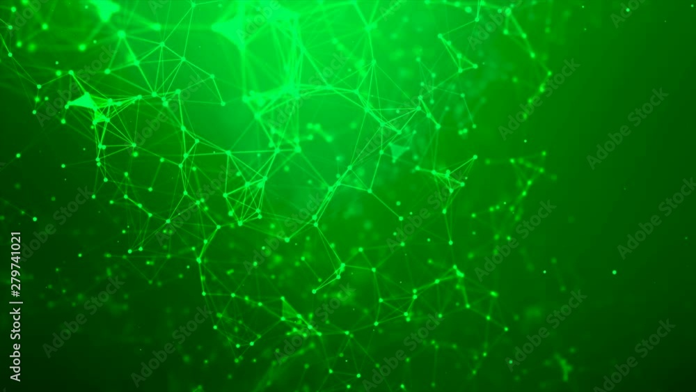 Poster abstract background futuristic dot point and connection line for network cyber technology concept wi