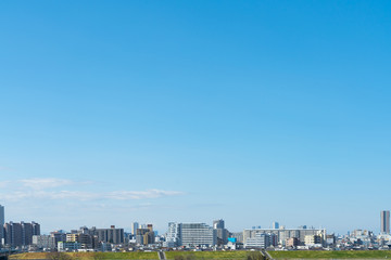 Fototapeta premium 都市風景・マンション