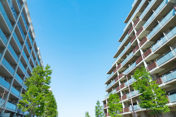 都市風景・マンション
