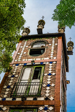 Abandoned building in Campanopolis, Buenos Aires, Argentina