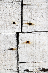 White wooden planks
