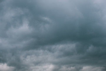 Obraz premium Dark Storm clouds sky background 