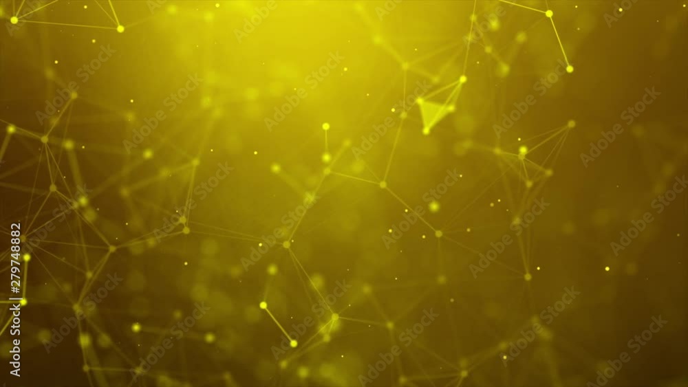 Poster abstract background futuristic dot point and connection line for network cyber technology concept wi