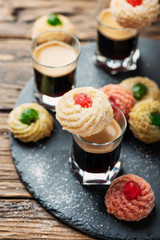 Traditional Italian cookes with almond