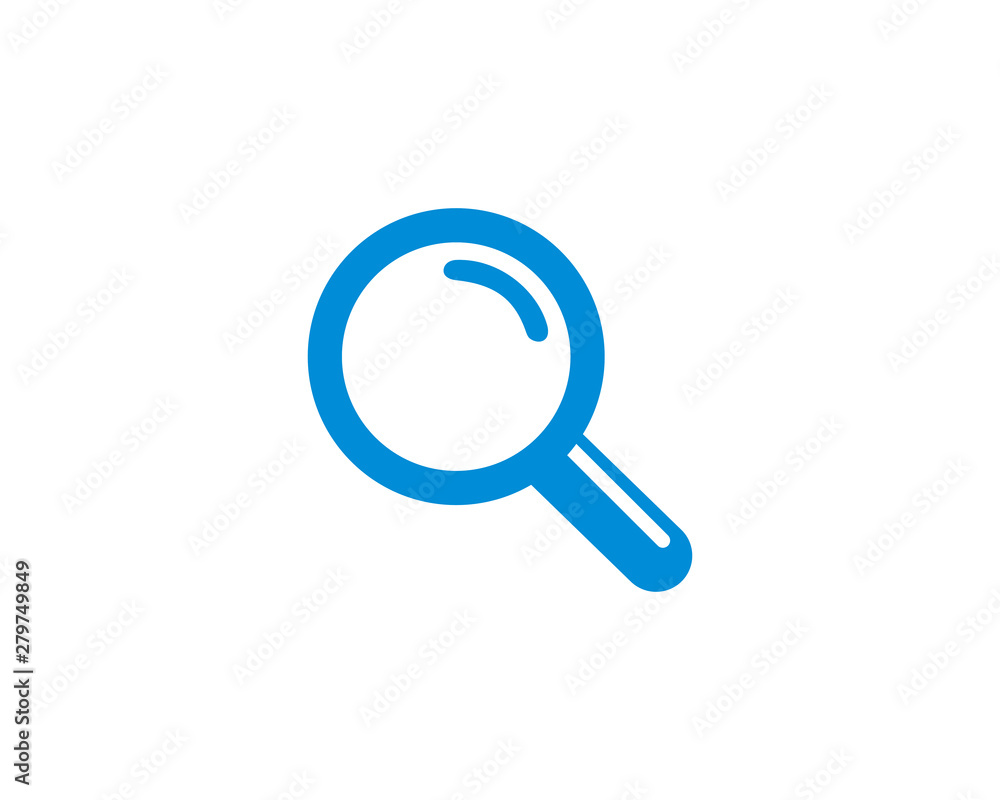 Poster search magnifying glass icon vector. . symbol for web site computer and mobile vector.