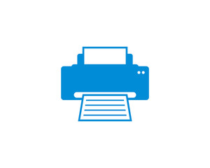 Printer Icon symbol vector