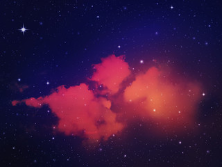 Fototapeta na wymiar colorful night sky