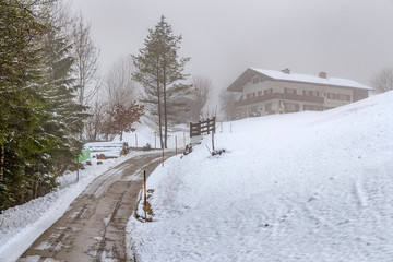 Obraz premium bavarian winter scenery