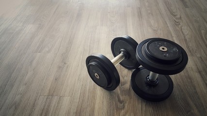 Naklejka na ściany i meble weights on weight scale