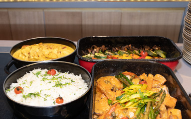 Food Buffet Catering Dining Eating Party Sharing Concept