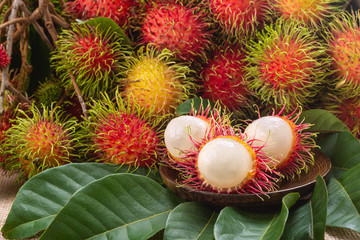 Fresh Rambutan.