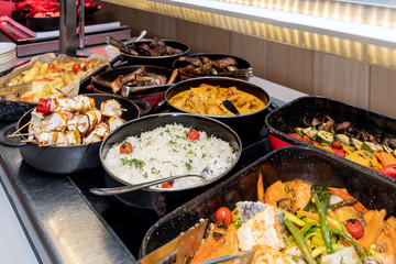 Food Buffet Catering Dining Eating Party Sharing Concept