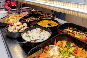 Food Buffet Catering Dining Eating Party Sharing Concept