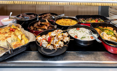 Food Buffet Catering Dining Eating Party Sharing Concept