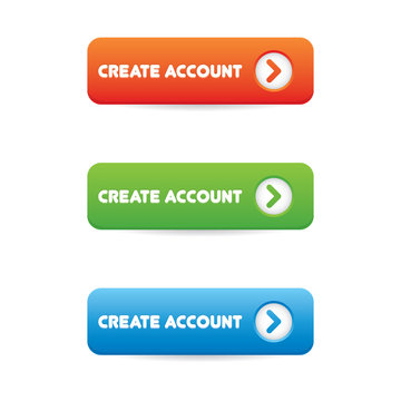 Simple and Modern Create Account Buttons