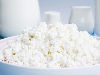 Milk, cottage cheese and dairy products