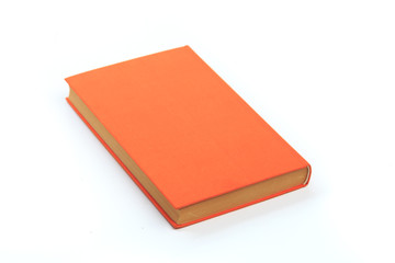 orange  book isolated on a white background