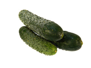 cucumber isolated on white background