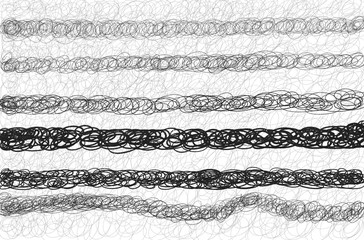 line background abstact style hand drawn