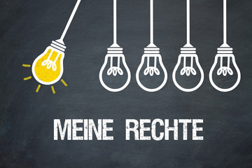 Fototapeta premium Meine Rechte