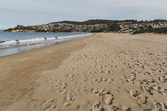 Seven Mile Beach In Tasmania, Australia