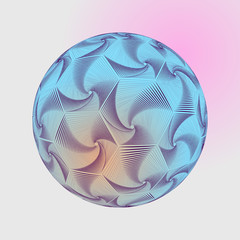 hexagonal vortex planet blue purple