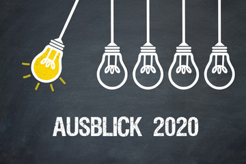 Fototapeta premium Ausblick 2020 