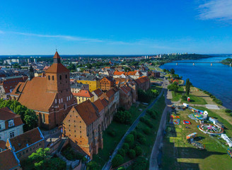 Obraz premium Beautiful granaries of Grudziadz Poland