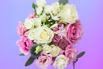 Bouquet of different flowers.