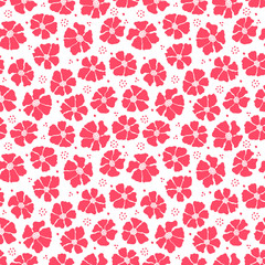 seamless floral pattern hand-drawn, vector illustrations.  eps10