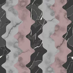 Keuken spatwand met foto Marble luxury striped seamless pattern. Vector vertical print © kronalux