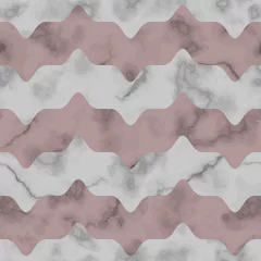 Fotobehang Marble luxury striped seamless pattern. Vector horizon print © kronalux