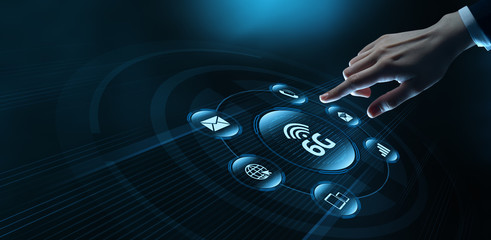 6G Network Internet Mobile Wireless Business concept