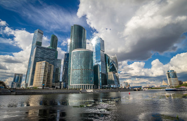 Obraz premium Moscow city, Russia. The main skyscrapers of the capital