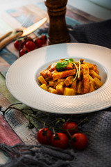 Chicken fillet mince with Potatoes and Mushrooms