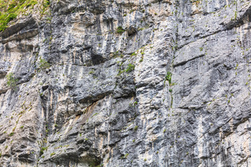 Rock formation in the mountains as a background