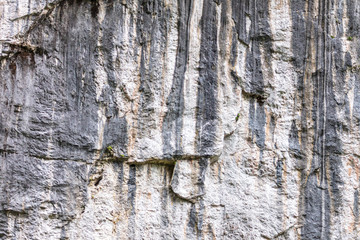 Rock formation in the mountains as a background