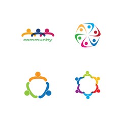  community care Logo template vector