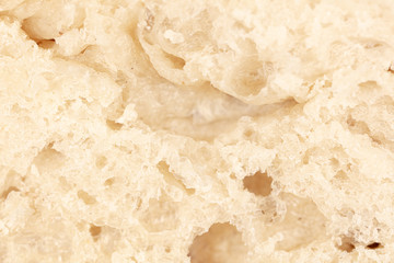 The flesh of bread as an abstract background