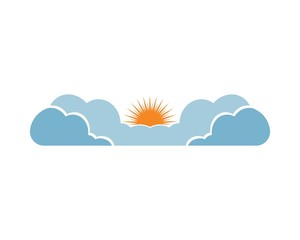 Cloud Logo vector icon illustration design