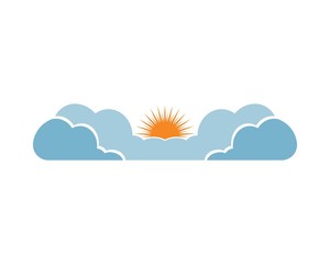 Cloud Logo vector icon illustration design