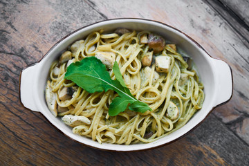 Delicious Italian Pasta on The Table